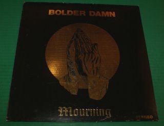 Bolder Damn Rare Record Cover Only No Record Void Records Hard To Find Oop Vg,