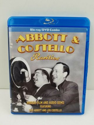 Abbott And Costello Rarities Blu - Ray/dvd Combo Bud Abbott Lous Costello Rare Oop