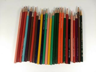 26 Rare Vintage Pedigree Color Pencils Multiple Colors