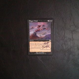 1x Plague Wind - Artist Proof - Signed By Pollack Mtg Card