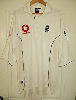 England Cricket Shirt The Ashes 2005 Match Player Spec Rare Xl E324