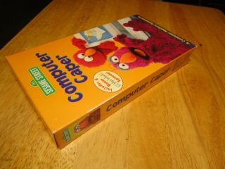 Sesame Street Computer Caper (VHS,  2002) Elmo Telly Kids Elmo ' s World Rare 4