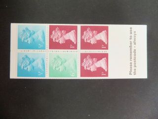 Gb Folded Booklet Fa3.  Wide Phosphor Band.  Stunning.  Mnh.  Rare.