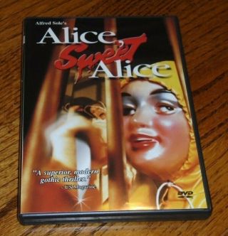 Alice,  Sweet Alice - Dvd,  1999,  Widescreen Anchor Bay Rare Oop Brooke Shields