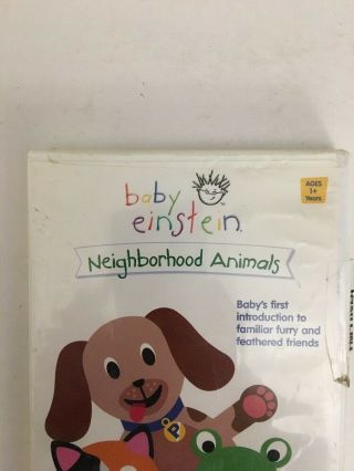 Baby Einstein: Neighborhood Animals (DVD 2002) - RARE VINTAGE - SHIP N 24 HOURS 2
