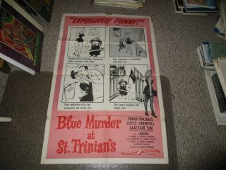" Blue Murder At St.  Trinians " (1957) Rare U.  S.  One Sheet