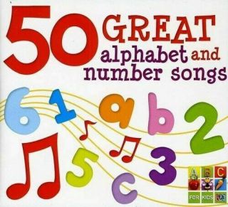 50 Great Alphabet And Number Songs Cd Rare 2010 Juice Music Abc For Kids