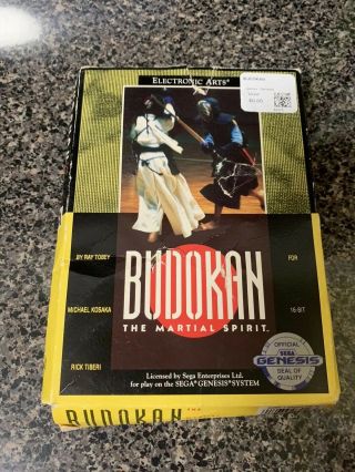 Budokan: The Martial Spirit - Sega Genesis Game Rare Complete