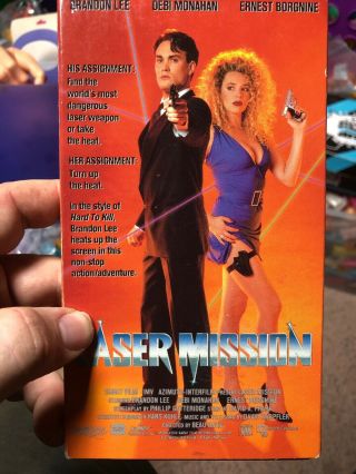 Laser Mission Rare Action Movie Turner Home Entertainment Vhs