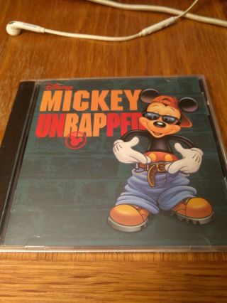Mickey Unrapped Cd Disney Tracked Package Vintage Rare Rap