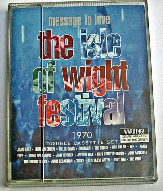 Message To Love.  The Isle Of Wight Festival 1970 - Double Cassette Tape Rare