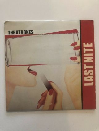 The Strokes Last Nite 7 " Vinyl 2001 Rough Trade Indie Rock Rare