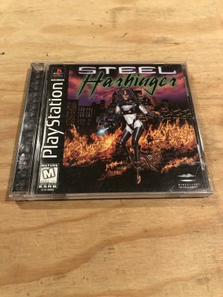 (g393) Rare Collectible Classic Vintage Sony Playstation Ps1 Steel Harbinger