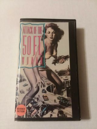 Attack Of The 50ft Woman Vhs,  Rare
