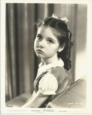 Ann E Todd Child Star Vintage Portrait 10x8 Sepia Rare 1930 