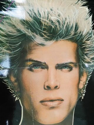 Rare 1983 Billy Idol Poster Rock And Roll Punk