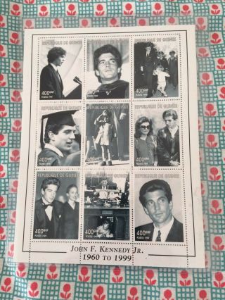 John F Kennedy Jr Jfk Stamps Rare Collectors Edition