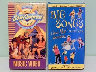 2 Rare Christian Kids Vhs: Son Canyon Music Video & Big Songs For Little Kids