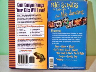 2 Rare Christian kids VHS: Son Canyon Music Video & Big Songs for Little Kids 2