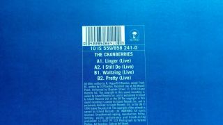 The Cranberries Linger /Live Rare 4 Track Vinyl 10 