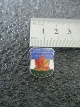 Rare Canada Team Pin From 1954 British Empire & Commonwealth Games In Vancouver