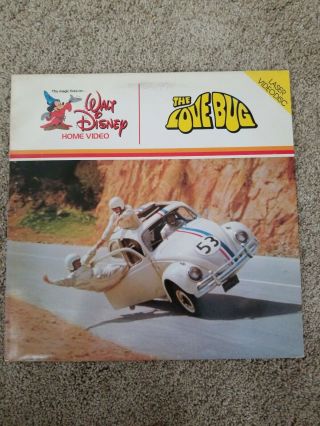 The Love Bug Laserdisc Ld Very Rare Walt Disney Home Video