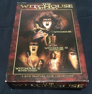 The Witchouse - Witchouse Ii: Blood Coven - Witchouse Iii: Demon Fire Dvd Rare