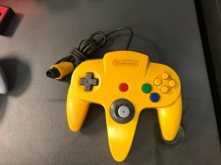 Official Oem Nintendo 64 N64 Controller Yellow Rare