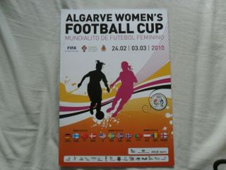 Very Rare 2010 Algarve Cup Ladies Tournament Programme 24.  02 - 03.  03.  2010