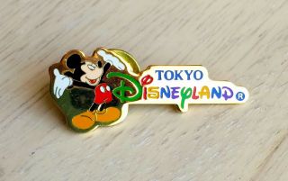 Rare - Tokyo Disneyland Mickey Mouse Trading Pin (japan)