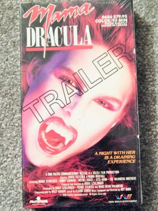 Mama Dracula / Maniac Cop (vhs 1980s) Rare Screener Preview Horror Rare