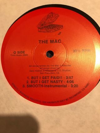 The Mac The Game Is Thick RARE West Coast Hip Hop Rap Vinyl 4