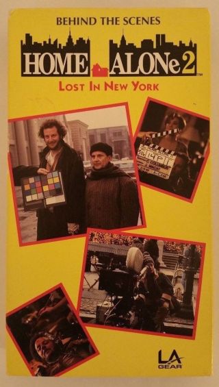 Behind The Scenes - Home Alone 2: Lost In York 1992 Promo Vhs Rare Htf