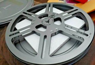 Rare Suisse 16mm Home Movie Film Can W/ Bolex Paillard 8mm Reel Switzerland Made