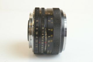 Yashica Yashinon 5.  5cm F1.  8 / 55mm F1.  8 Lens for Pentamatic SLR Camera Rare 2