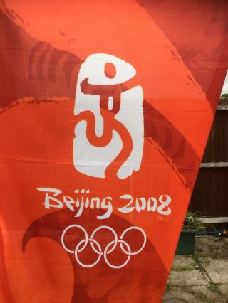 OLYMPICS 2008 BEIJING CHINA FLAG (Rare) 2