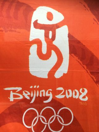 OLYMPICS 2008 BEIJING CHINA FLAG (Rare) 4