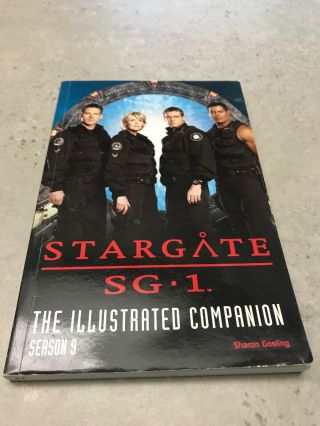 Stargate Sg - 1 Season 9 The Illustrated Companion Book Rare