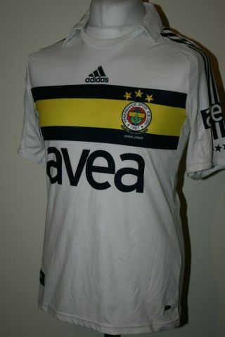 Adidas Fenerbahce Turkey Avea 2008 - 09 Away Football Jersey Shirt S RARE Top 2