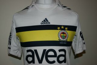 Adidas Fenerbahce Turkey Avea 2008 - 09 Away Football Jersey Shirt S RARE Top 3