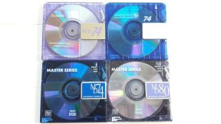 Daiso 74 & 80 Minidiscs,  Made In Japan,  Very Rare