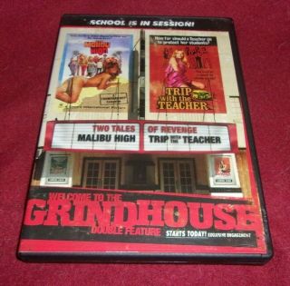 Welcome To The Grindhouse: Malibu High/trip With The Teacher Rare Oop Dvd