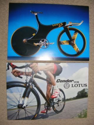 Rare Lotus Speed Trial Lotus Condor One Page Sheet Brochure