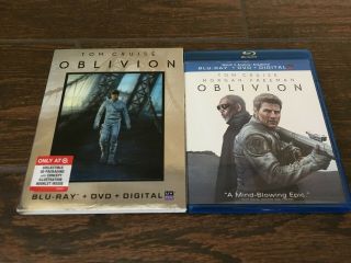 RARE Oblivion Target Exclusive Blu - Ray DVD Digital Movie w Lenticular Slipcover 3