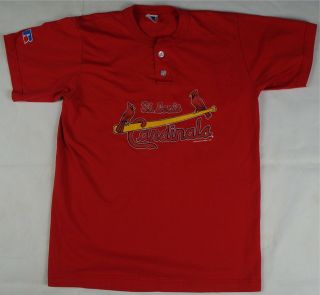 Rare Vtg Russell St Louis Cardinals 1997 T Shirt Pitman Funeral Home 90s Boys Xl