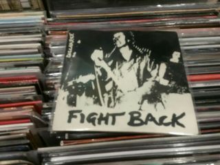 Discharge - Fight Back Ep 1980 Clay 3 Rare Uk Hardcore Punk Picture Sleeve