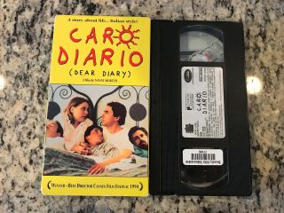 Caro Diario Dear Diary Rare Vhs Not On U.  S.  Dvd 1994 Nanni Moretti Italian Film