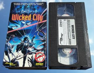 Wicked City (vhs,  Subtitled) Rare 1987 Anime Japanese Animation Yôjû Tosh