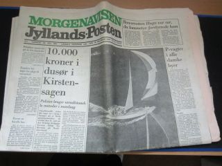 1981 Rare Danish Newspaper Morgenavisen Day After Ikast V Leeds United