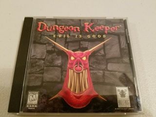 Dungeon Keeper (pc,  1997) Rare Role Playing Pc Game